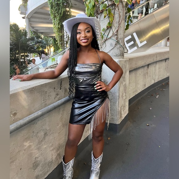 Bring On The Glam Mini Skirt - Picture 6 of 7